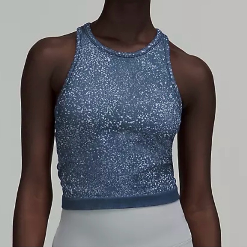 Ebb to Street Cropped Tank with built in bra size 6